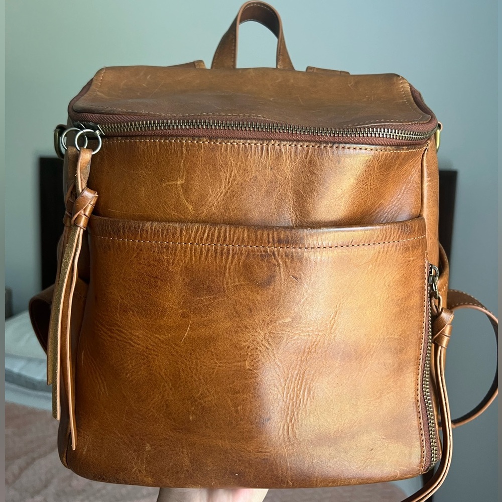 Azaria luxe cognac petite 1.0 backpack